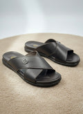 LEATHER SLIPPER-BR-028