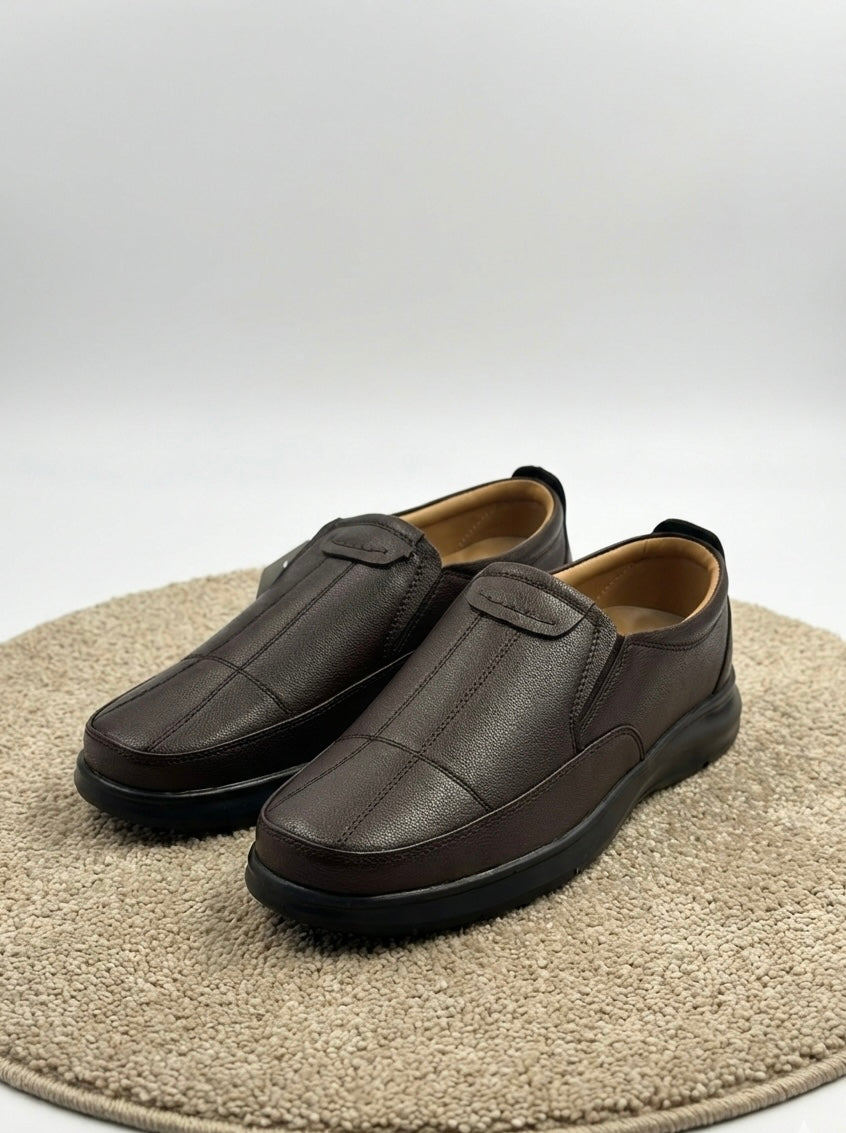 LEATHER SHOES - RUNNER-0256 TAN