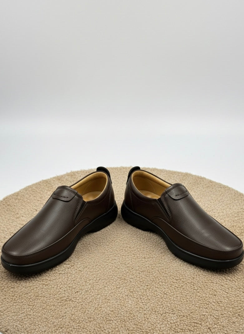 LEATHER SHOES - RUNNER-0259 TAN