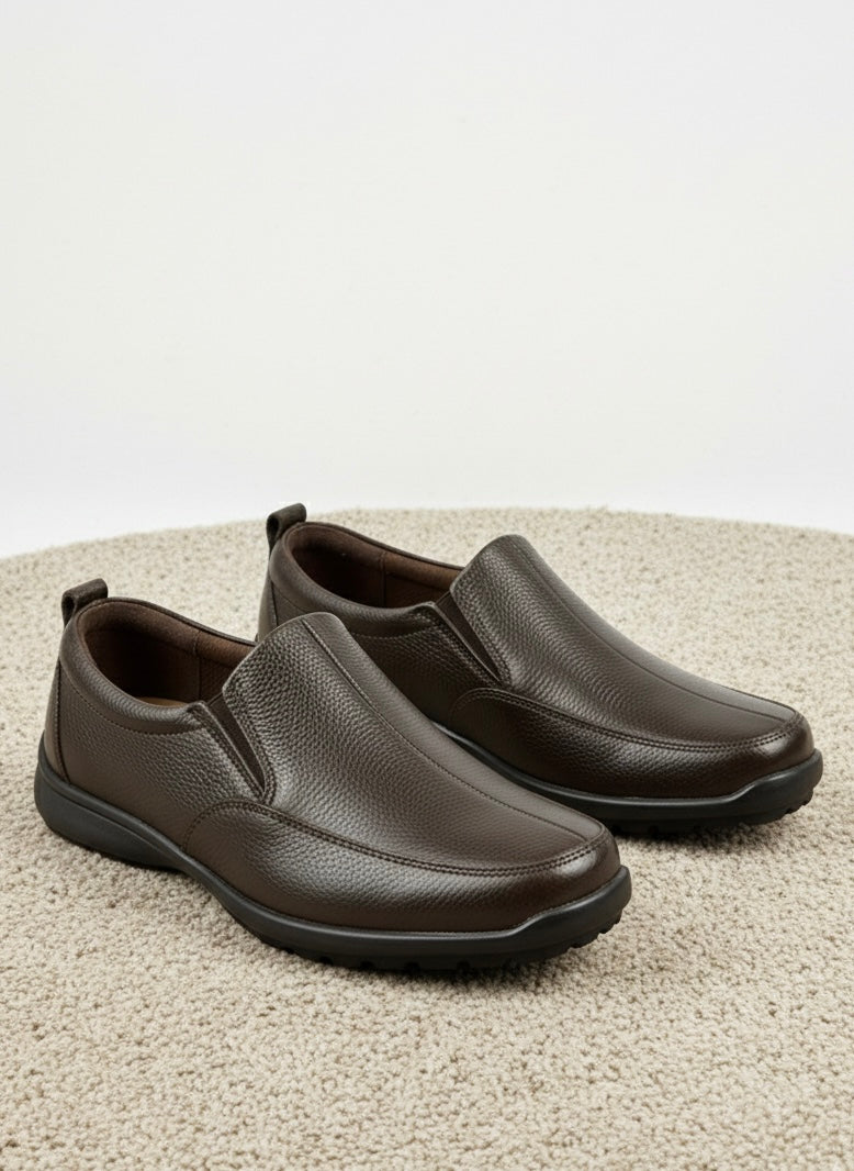 LEATHER SHOES - RUNNER-062 TAN