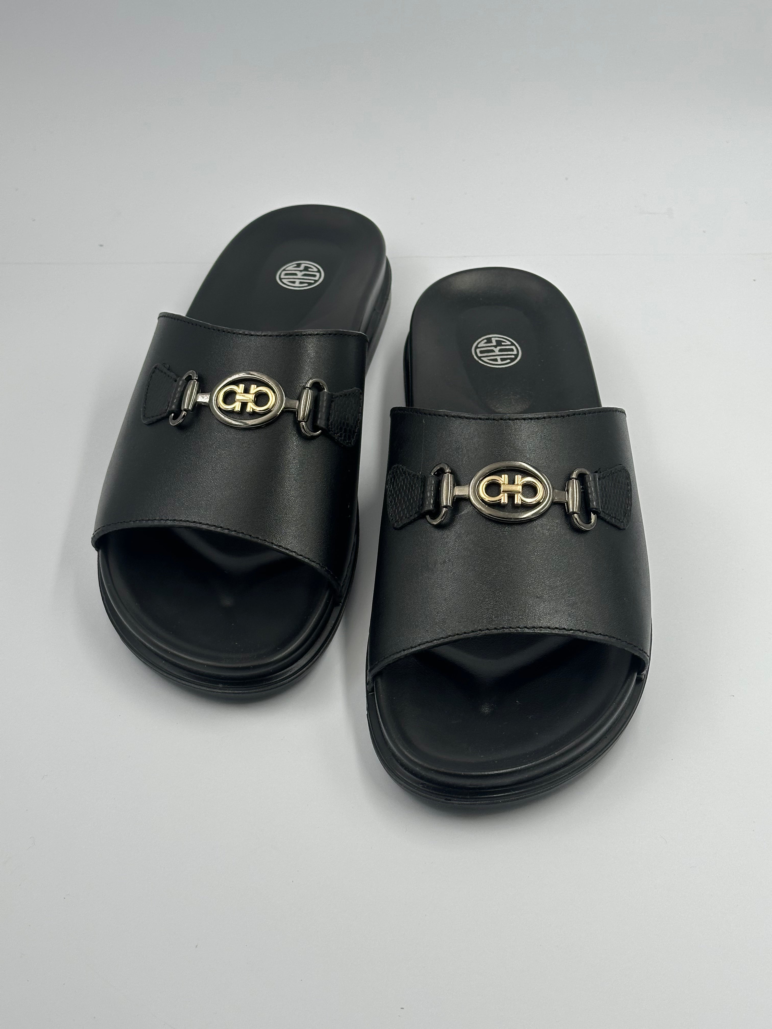 LEATHER SLIPPER-BR-976