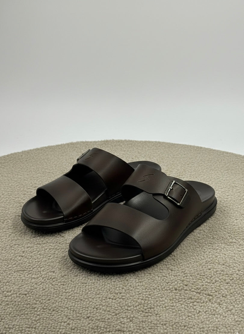 LEATHER SLIPPER-BR-98