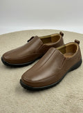 LEATHER SHOES - RUNNER-062 TAN